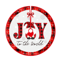 Miniatyrbilde 4 av 10: Juletrærskjørt Høytidsdekorasjon Trykt Bunndekorasjon Fest Jul Qj Tree Skirt-11 120cm