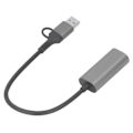 Miniatyrbillede 6 af 8: USB til Ethernet Adapter Type C RJ45 1000Mbps Aluminium Legering Plug and Play USB 3.0 Hub til Laptop Desktop Telefon RJ45 1000Mbps