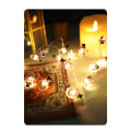 Miniatyrbild 7 av 7: Juldekorationer Wansheng Festival Festoonlampa Jultomte Snögubbe Trädbelysningskedja F 3 M 30 led