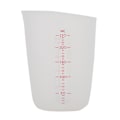 Pikkukuva 1 / 8: Läpinäkyvä Pehmeä Silikoninen Mitta-astia Visuaalinen Puoliläpäisevä Maitokulho (250ml)