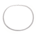 Pikkukuva 1 / 8: Trendikäs Miesten Kaulakoru, Solisluun Ketju, Miesten Ketju Tarvikkeet, Titaaniteräksinen Kuubalainen Linkkiketju 3.5mm Width 55cm