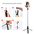 Miniatyrbild 7 av 10: Trådlös Bluetooth Selfie Stick Stativ Fjärrkontroll