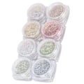 Miniatyrbild 6 av 8: 8 Ask Glitter Färgglada Plast Glittrande Dekorationstillbehör Formgjutning Hantverk DIY Material