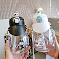 Pikkukuva 3 / 7: Vedenkeitin iso vauva oljella juomapullo 1000ML musta