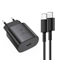 Miniatyrbillede 4 af 5: 25W super hurtig opladerhoved egnet til Samsung Note10/s10/s20 mobiltelefon PD oplader Type-C port white Charger+cable