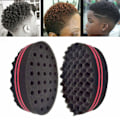 Miniatyrbillede 8 af 8: 2 stk. Hårsvamp til krøller Mænd Kvinder Børn Barber Hårbørste Svamp Dreadlocks Låsning Twist Afro Curl Coil Wave Hårpleseværktøj