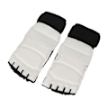 Miniatyrbillede 6 af 8: Tyk boksning fodbeskytter justerbar strop elastisk sparring fodbeskytter til børn voksne S 26-30