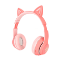 Miniatyrbillede 3 af 8: Katteøre Børne Bluetooth Hovedtelefoner Trådløs Kablet Tilstand Foldbar Bluetooth Headset Med Mikrofon LED Lys Og Lydstyrkekontrol