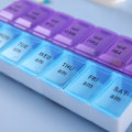 Miniatyrbild 4 av 6: 14-ruts dubbelrads förpackning bärbar medicinförvaring Transparent Small without Words