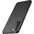 Miniatyrbillede 1 af 6: Samsung S22 Slim Gummibelagt Mattsort Skal Basic® V2 Sort