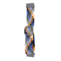 Miniatyrbillede 7 af 8: 22mm Urremærke Elastisk Nylon Flettet Justerbar Håndledsrem Armbånd til Huawei Watch 3 Denim Farve