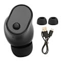 Miniatyrbilde 1 av 8: Enkel Bluetooth Mini-ørepropp Bluetooth 5.2 Støyreduksjon Ergonomisk Digital Display Enkelt Øre Trådløs Hodetelefon