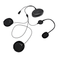 Miniatyrbild 3 av 8: Motorcykel Bluetooth-headset HiFi-stereoljud Stöd GPS-navigering Handsfree Musiksamtal Vattentät Stor knapp Bluetooth 5.0 Hjälmheadset