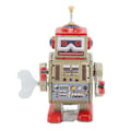 Miniatyrbilde 3 av 7: Gående Robot Mekanisk Leke Vintage Metall Samleobjekt Interessant Håndlaget Reparasjonsrobot Opptrekkbare Leke for Bursdagsgave Dekorasjon