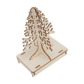 Miniatyrbild 7 av 8: DIY Träjulgran Utbildande Interaktivt 3D Trähantverksprojekt med Färgglada Ljus för Studenter Färgglad Jul