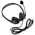 Pikkukuva 5 / 8: Asiakaspalvelun kuulokemikrofoni Hands Free Stereo Corded Binaural PC Noise Cancelling -kuulokkeet puhelinmyyntiin 3,5 mm