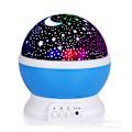 Miniatyrbillede 2 af 8: LED Automatisk Roterende Stjernelys Lille Natlampe USB Stjernelys Projektion Bordlampe Natlampe Purple Starry Sky DC  5V