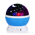 Miniatyrbillede 2 af 9: LED Automatisk Roterende Stjernelys Lille Natlampe USB Stjernelys Projektion Bordlampe Natlampe Black Starry Sky DC  5V