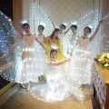 Miniatyrbillede 4 af 5: DASNTERED LED Isis-vinger, mavedans LED engelvinger, 360 graders LED rekvisitter fuld sving white