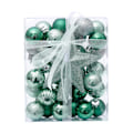 Miniatyrbilde 10 av 10: Julepynt 3cm Sett 30 Julekule Toppstjerne Gavesett Juletrepynt White gold color