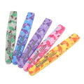 Miniatyrbilde 4 av 8: 5 stk. Neglefil Reusable Vaskbar Fargerik Svamp Plastbrett Neglepolering Stripe for DIY