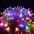 Miniatyrbild 4 av 6: Julfestival Ins Dekorativa Ljus Led Snöflinga Ljuskedja Romantisk Batterilåda Color 10 M 80led(USB)