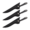 Miniatyrbild 3 av 8: 3-pack Frisör Saxpåse Minimalistisk Konstläder Barberare Hårklippningssax Väska för Frisörsalong Skönhetssalong