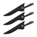 Miniatyrbilde 3 av 8: 3 stk. SAKS-VESKE Minimalistisk Kunstig Lær Barber Saksveske for Barberbutikk Salong