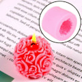 Miniatyrbillede 6 af 6: 3D Silikon Rosekugleform til Håndværk Bage 7,5*7,5*5,5cm