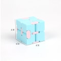 Miniatyrbillede 4 af 5: Uendelig Terning Afstressningsgenstand Lomme Terning Macaron Lomme Flip Terning Afstressning Mini Lomme Terning Blue Infinite Cube Boxed