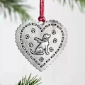 Miniatyrbild 3 av 6: Julgransdekorationer, julhängen, snögubbehängen i metall L