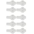 Miniatyrbillede 2 af 7: 10 stk Silikon Korsformede Forme Sikre Elastiske Bløde Let at Frigøre Multifunktionelle Vedhæng Støbningsforme til Smykkefremstilling DIY