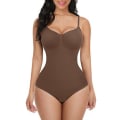 Pikkukuva 1 / 7: Naisten muotoillut sukkahousut säädettävllä olkaimella jumpsuit coffee XL