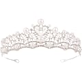 Miniatyrbillede 1 af 4: Brud tiara diadem, bryllupskrone brud tiara krone