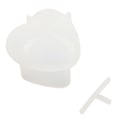 Miniatyrbillede 2 af 6: Skabsknap Silikonform Kærlighedshjerteformet Skuffenop DIY Aromaterapi Stearinlys Silikonform til Krystal Epoxyharpiks