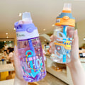 Pikkukuva 2 / 7: Lasten vesipullo oljella, juomapullo 480 ml, violetti A