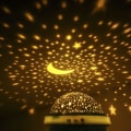 Miniatyrbilde 1 av 4: LED stjernehimmel lampe projeksjonslampe barnerom purplr