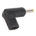 Pikkukuva 5 / 6: Type-C naar DC 4.0x1.7mm-sovitin, tukee 100W PD-pikalatausta, 90 asteen kulmassa oleva USB-C-DC-sovitin