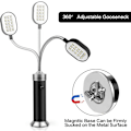 Miniatyrbillede 4 af 8: 15LED Grilllys 360° Justerbar Grilllampe Bærbar Campinglys