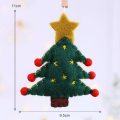 Miniatyrbilde 6 av 10: Julepynt i ullfilt - Hengepynt til DIY-juletrær White Christmas Tree