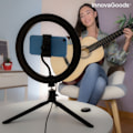 Miniatyrbillede 3 af 9: Selfie Ringlys LED med Stativ & Fjernbetjening
