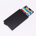 Miniatyrbillede 5 af 5: RFID tyverisikker swipe wallet kortpung - sort