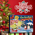 Miniatyrbillede 1 af 8: Jule-Knusle-Legetøjs-Adventskalender Blind Box 24 Ruder Jule-Gummianimal Legetøj Overraskelse Blind Box A