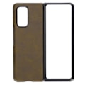 Miniatyrbild 1 av 7: Läderfodral för Smartphone för Xiaomi MIX FOLD Vikbar Skärmtelefon ABS Smartphone Skyddsfodral Grön