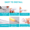Miniatyrbillede 5 af 5: 3 m bryllupsdekoration ferie LED-erstatningslamper lampe, ledning