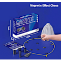 Miniatyrbillede 1 af 4: Magnetisk skakspil - Magnetisk skakpuslespil strategispil - Julegave D