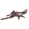 Miniatyrbillede 3 af 8: Unik Formet Sød Harpiks Statue Miniature Figur Skulptur til Have Hjem Dekoration Brun