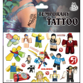 Pikkukuva 2 / 6: Roblox-tatuoinnit - 4 arkkia - Lasten tatuoinnit monivärisiä 1