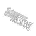 Miniatyrbillede 8 af 8: Metal Stans til Kortfremstilling, Prægning, Happy Cutting Die Word Prægningsskabelon til DIY-Fremstillingsmaterialer