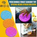 Miniatyrbild 5 av 7: Pop it fidget leksak bubbla sensor tryck pop familj leksak